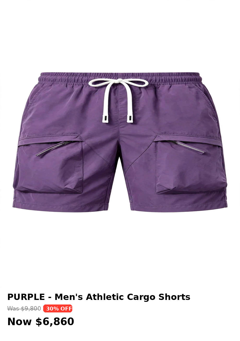 Mens stylish pocket front cargo short pants