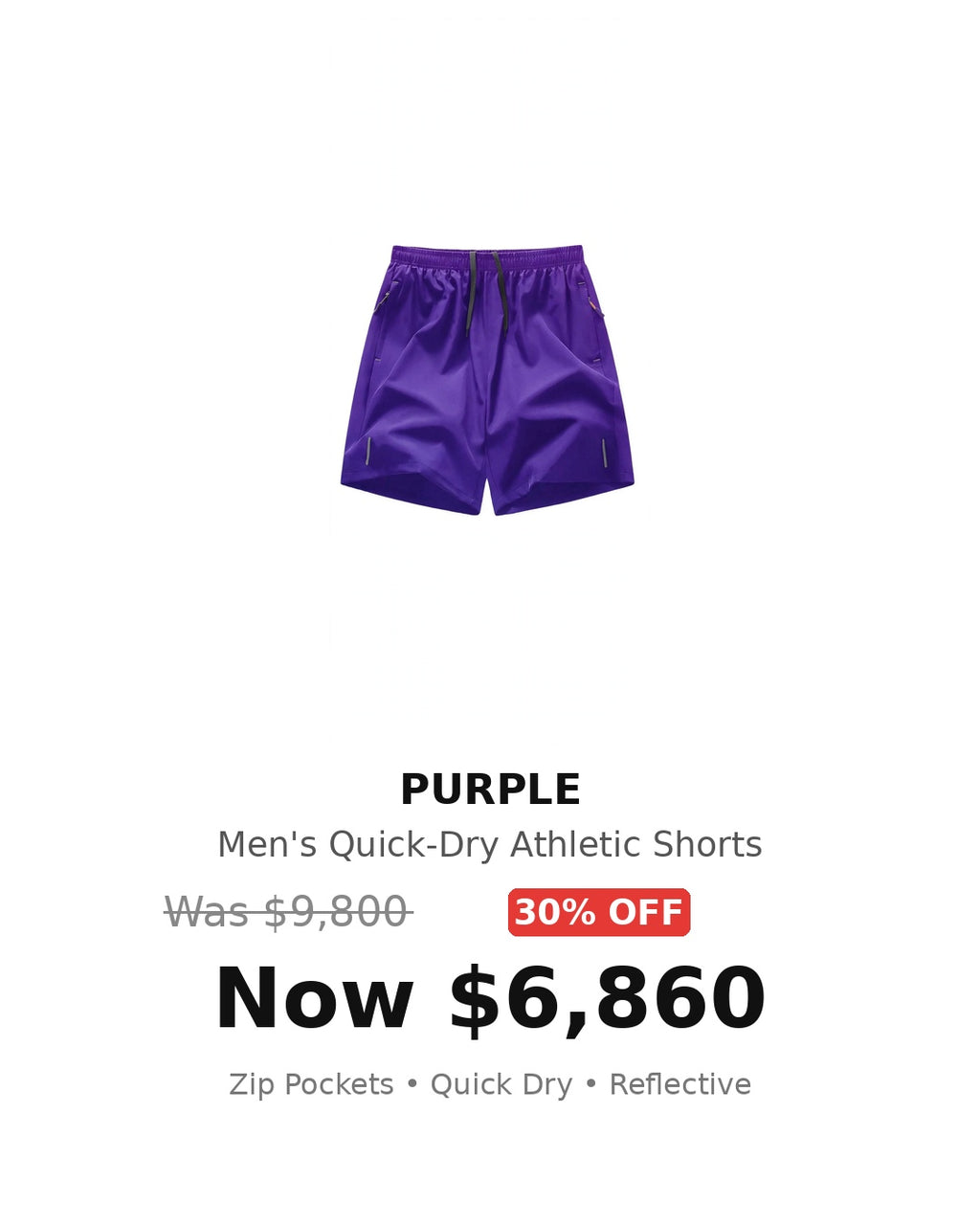 Mens athletic short pant