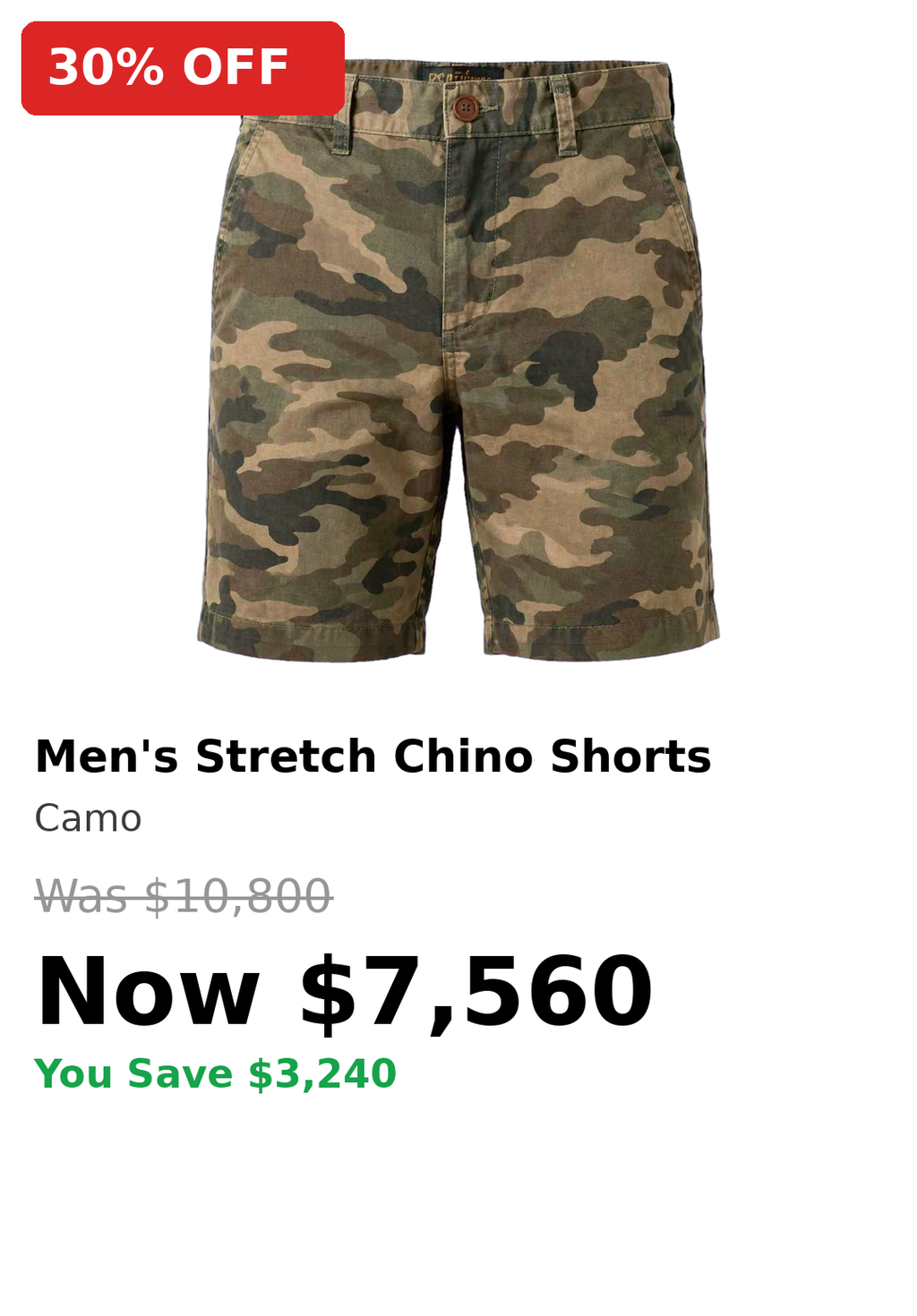 Mens chino short pants