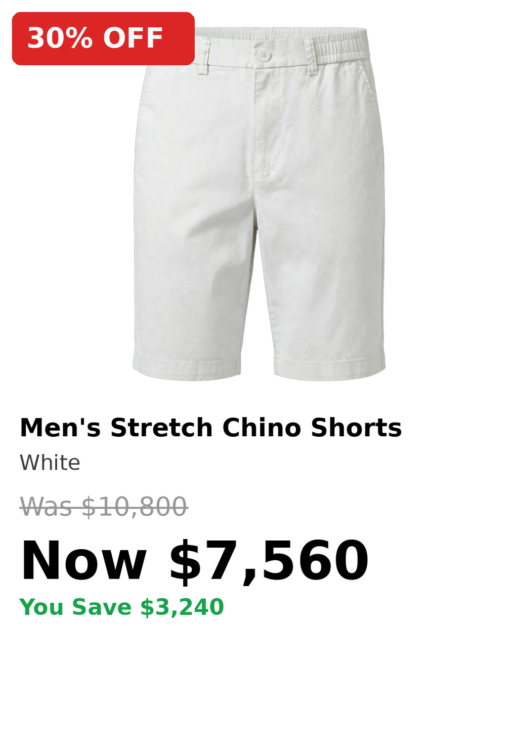 Mens chino short pants