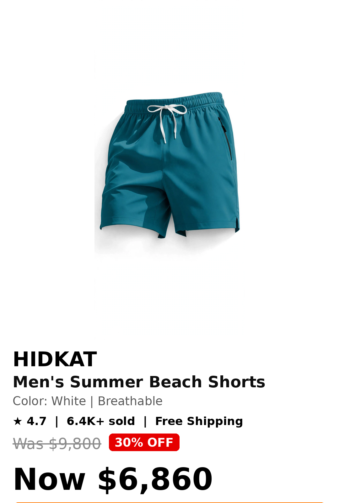 Mens beach shorts