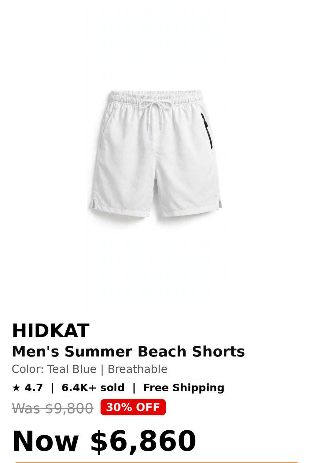 Mens beach shorts