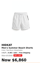 Mens beach shorts