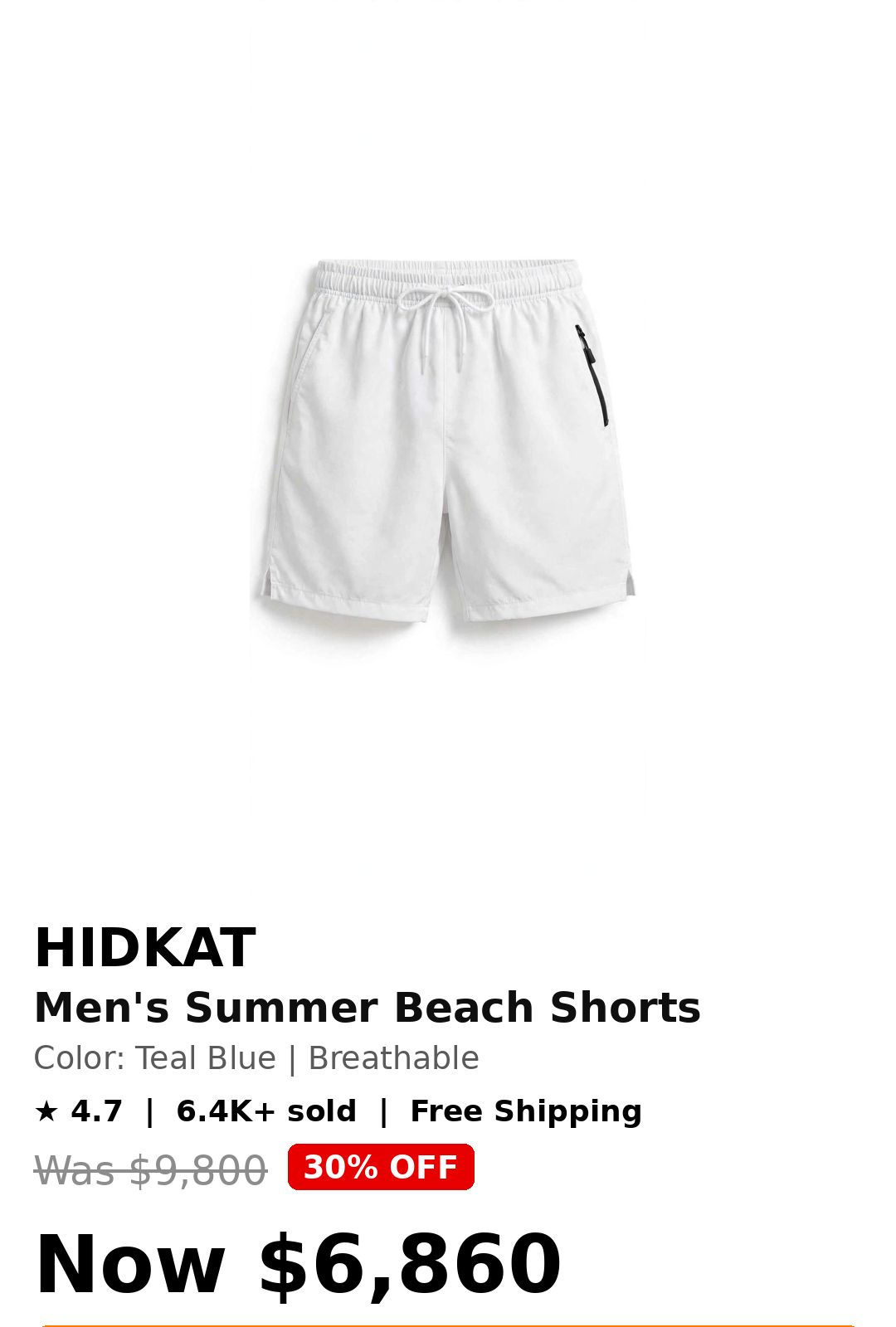 Mens beach shorts