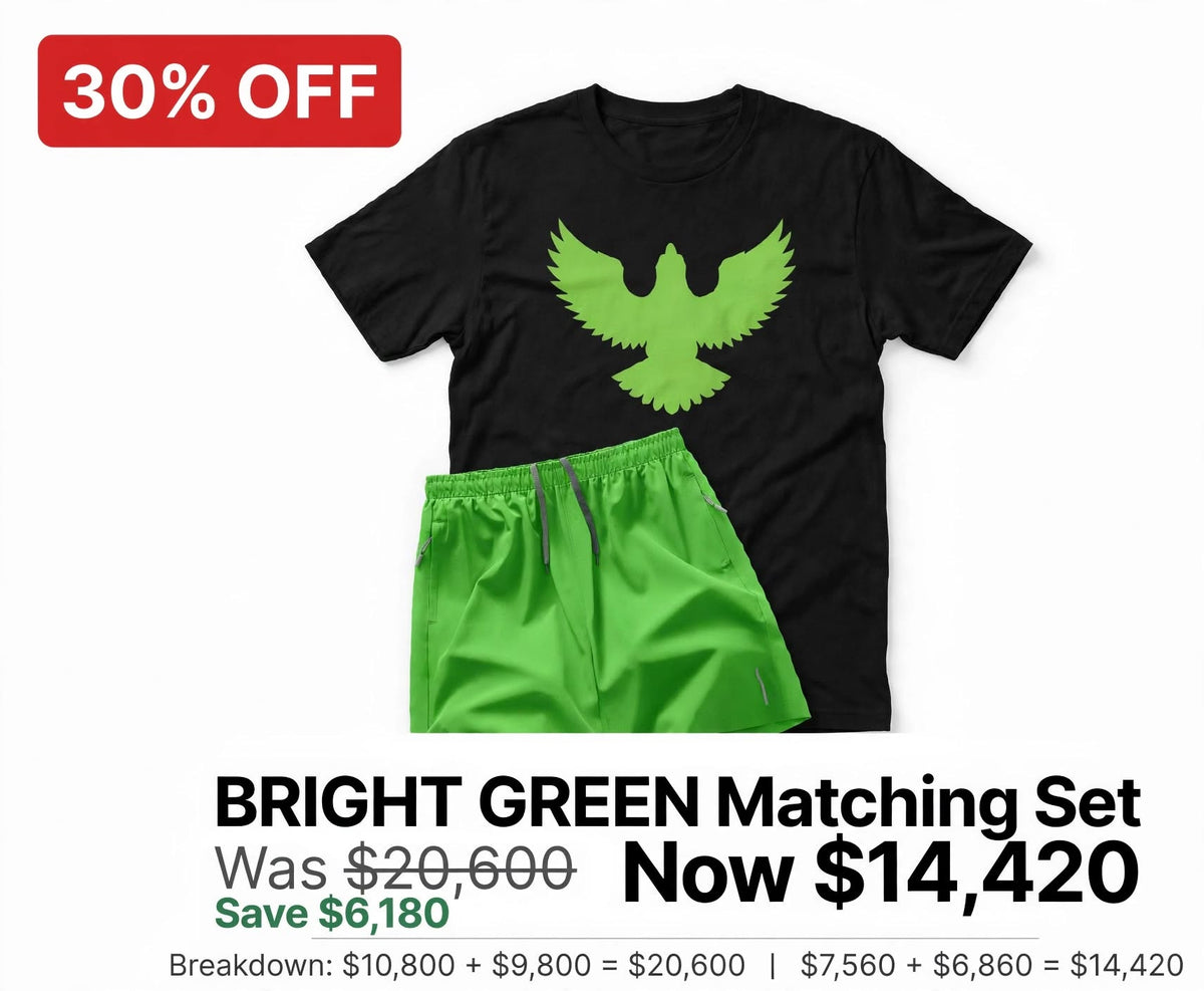 Mens matching color shorts sets