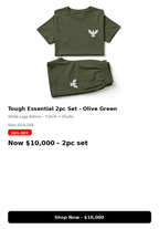 Men's tough essential 2pc set