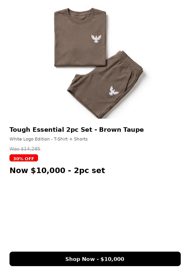 Men's tough essential 2pc set