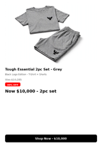 Men's tough essential 2pc set
