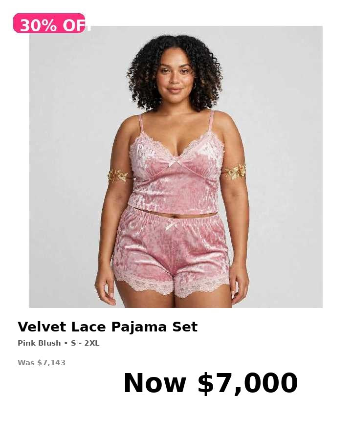 2pc velvet lace shorts set