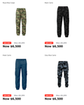 Men's camo cargo pants
