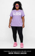 LGG Women's heart printed logo Tshirts