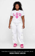 LGG Women's cow printed logo Tshirts