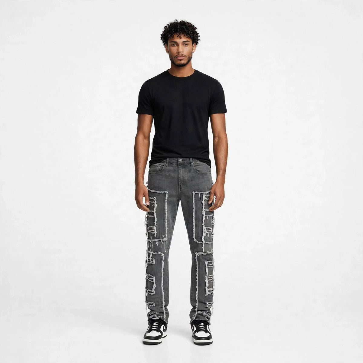 Mens bohemian distressed jeans  (30% OFF)  Now $7000