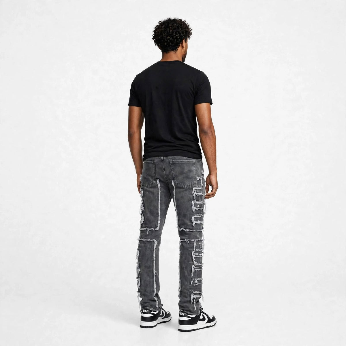 Mens bohemian distressed jeans  (30% OFF)  Now $7000