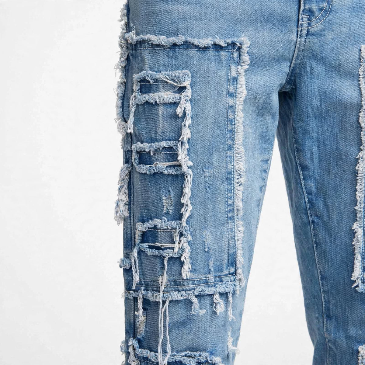 Mens bohemian distressed jeans  (30% OFF)  Now $7000