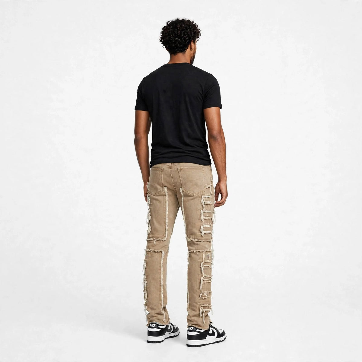 Mens bohemian distressed jeans  (30% OFF)  Now $7000