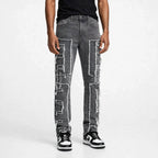 Mens bohemian distressed jeans  (30% OFF)  Now $7000