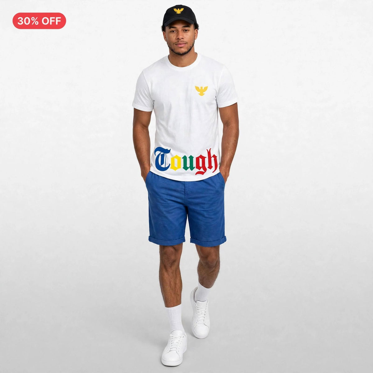 Tough eagle multi color printed tshirt  (30% OFF)  Now $9450 GYD
