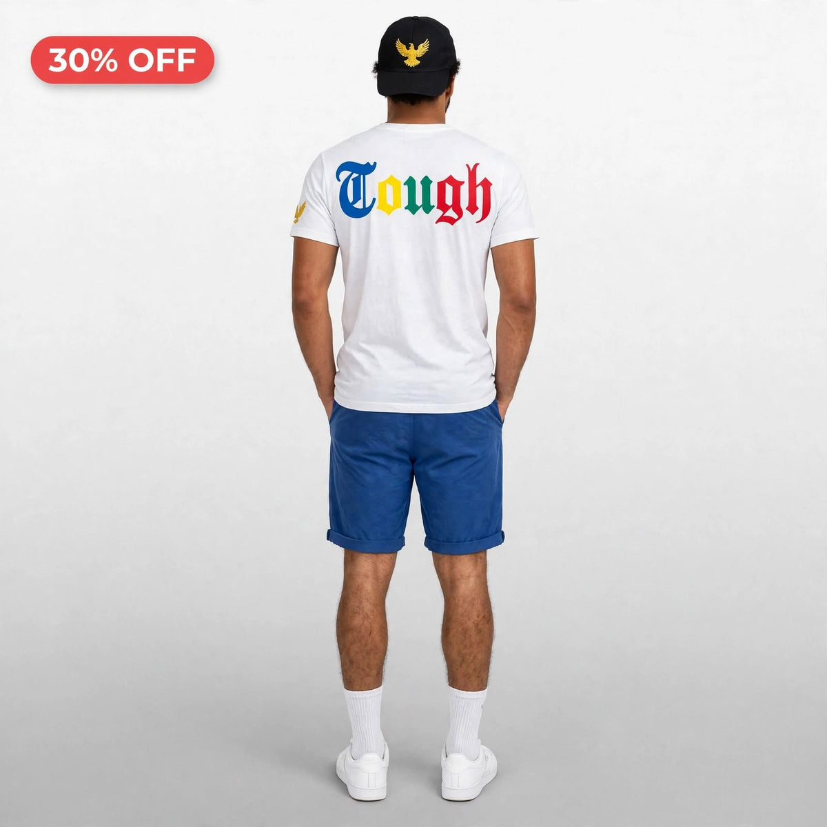 Tough eagle multi color printed tshirt  (30% OFF)  Now $9450 GYD