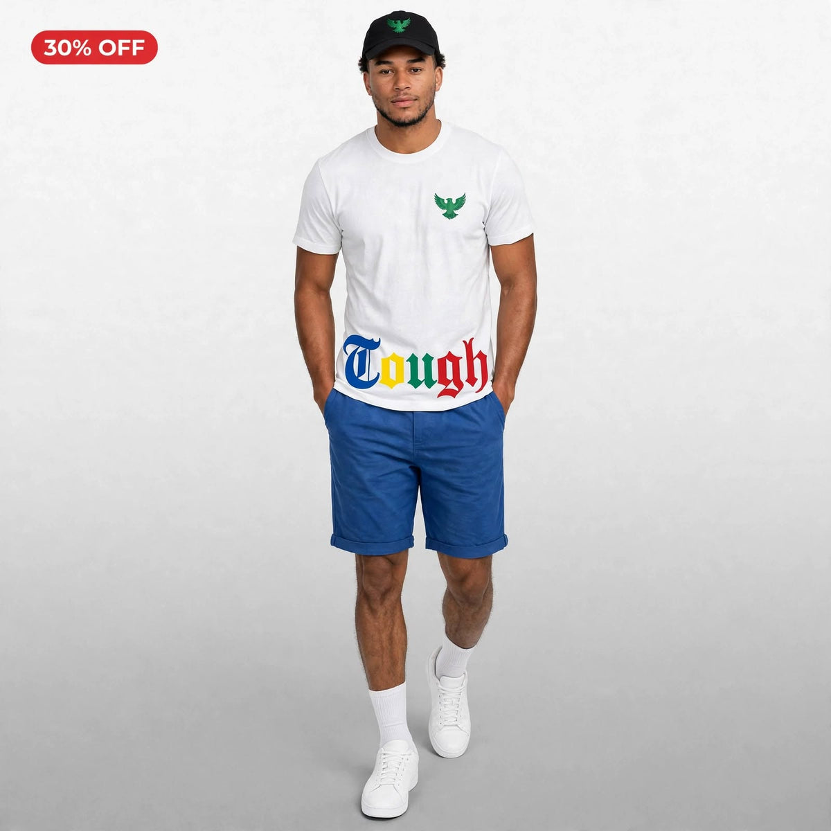 Tough eagle multi color printed tshirt  (30% OFF)  Now $9450 GYD