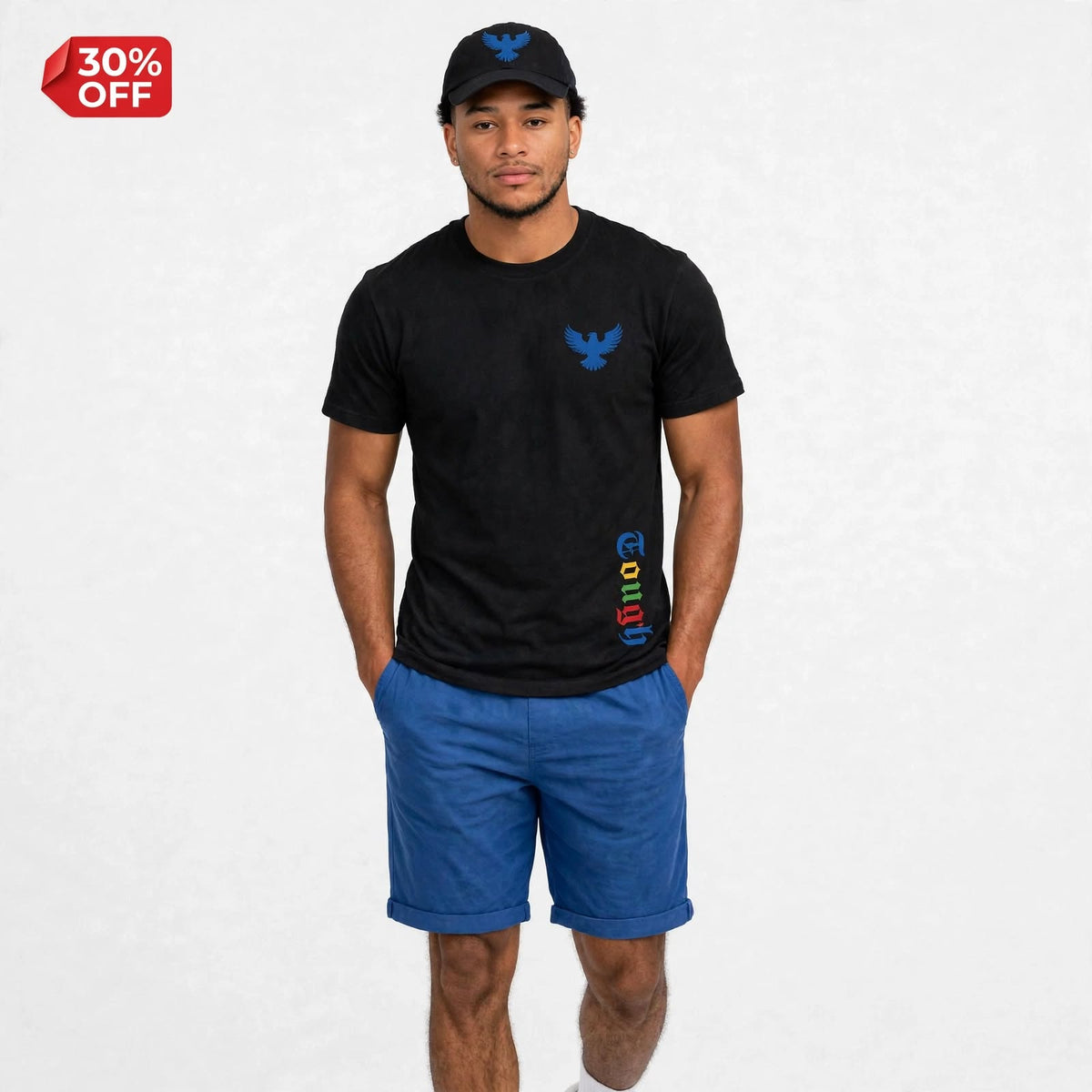 Tough eagle vertical printed tshirt    (30% OFF)   Now  $9,450 GYD