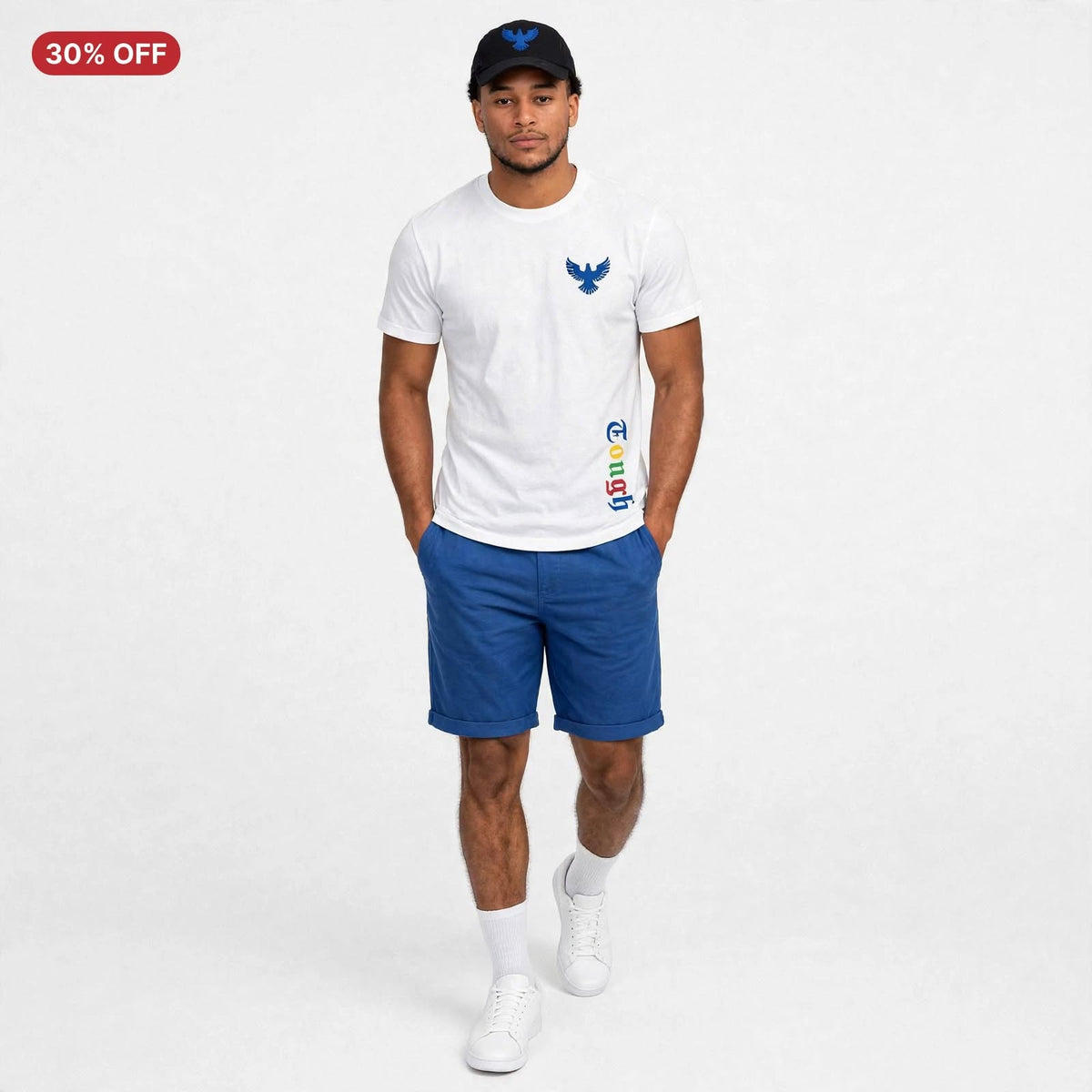 Tough eagle vertical printed tshirt    (30% OFF)   Now  $9,450 GYD