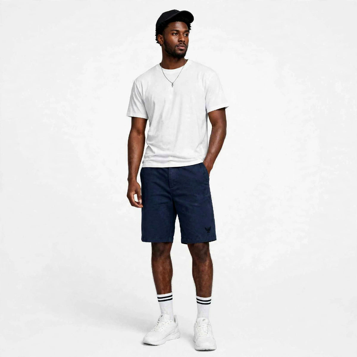 Mens tough logo chino short pants. (30% OFF)   Now $7000