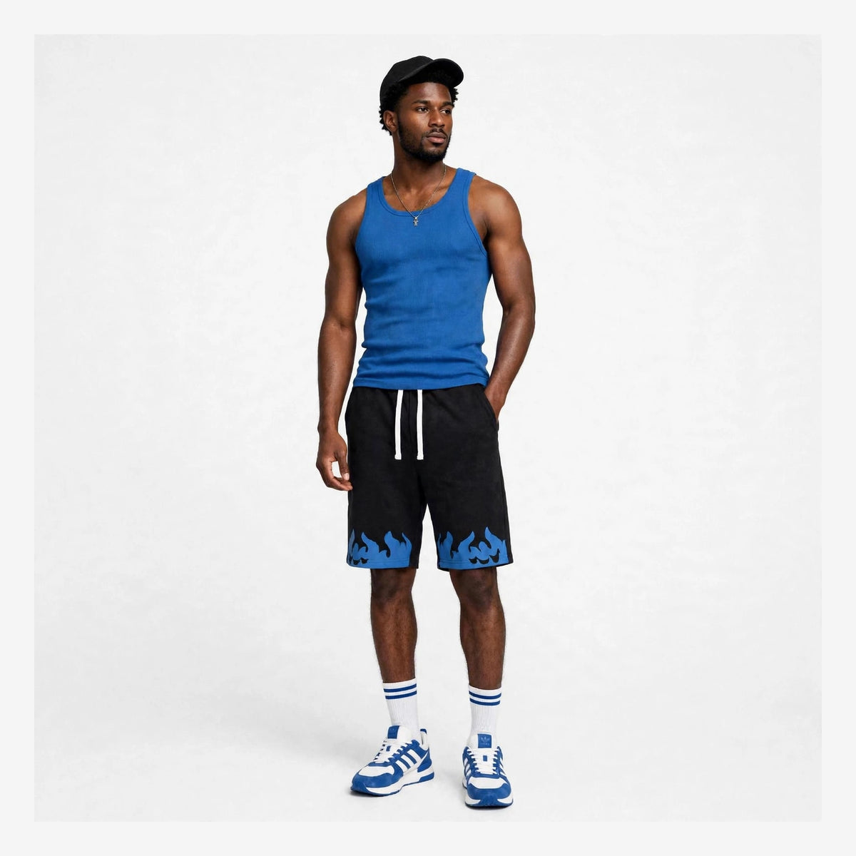 Tough flames design shorts  (30% OFF)   Now $8,400