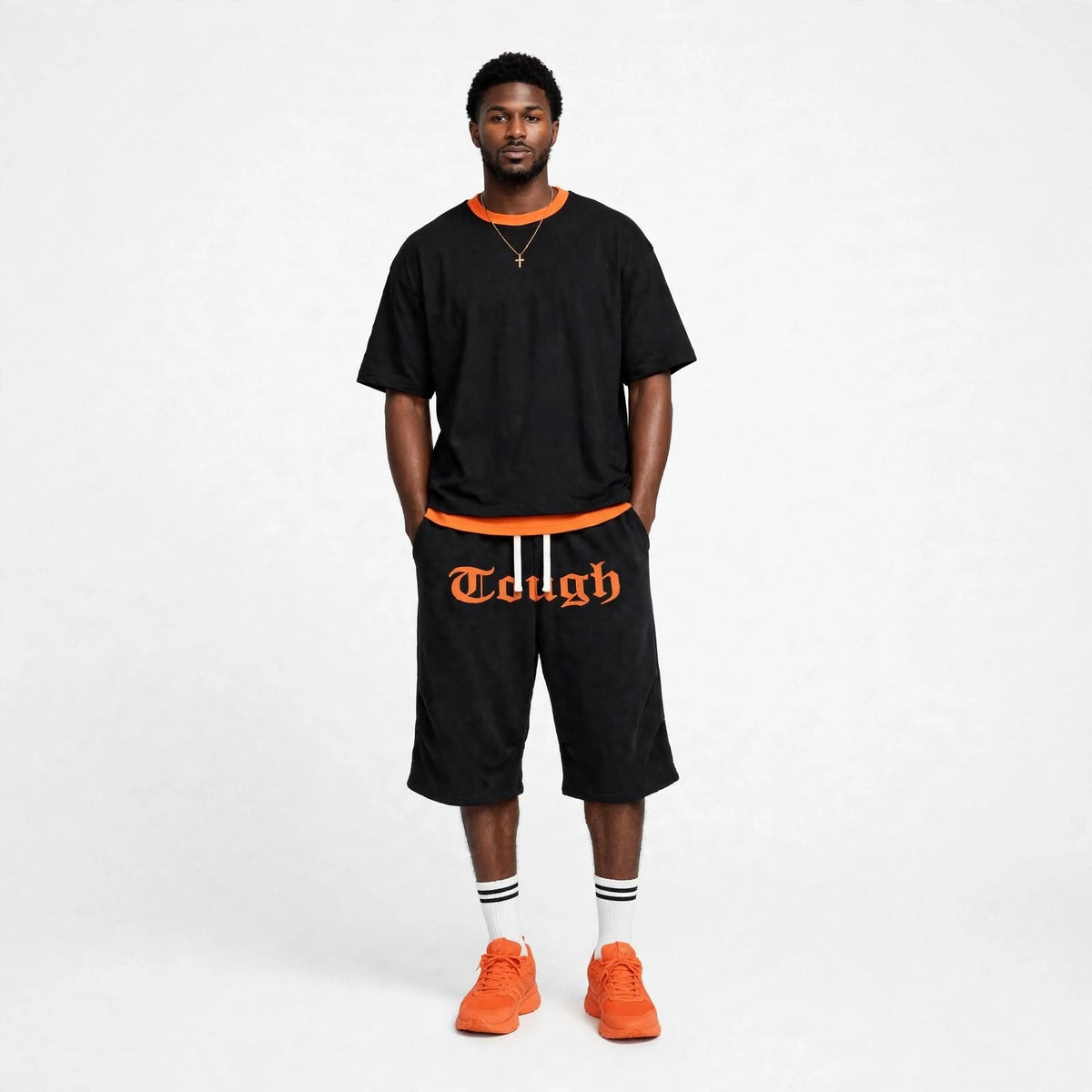 Tough front printed design shorts  (30% OFF)   Now $8,400