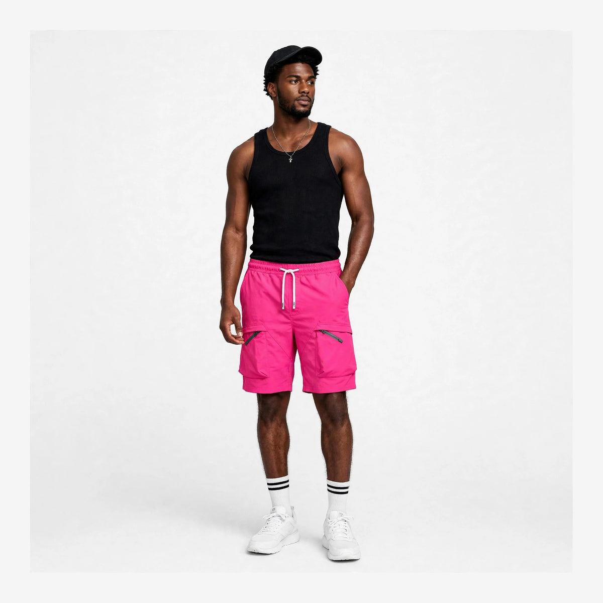 Mens stylish pocket front cargo short pants  (30% OFF)   Now. $6860