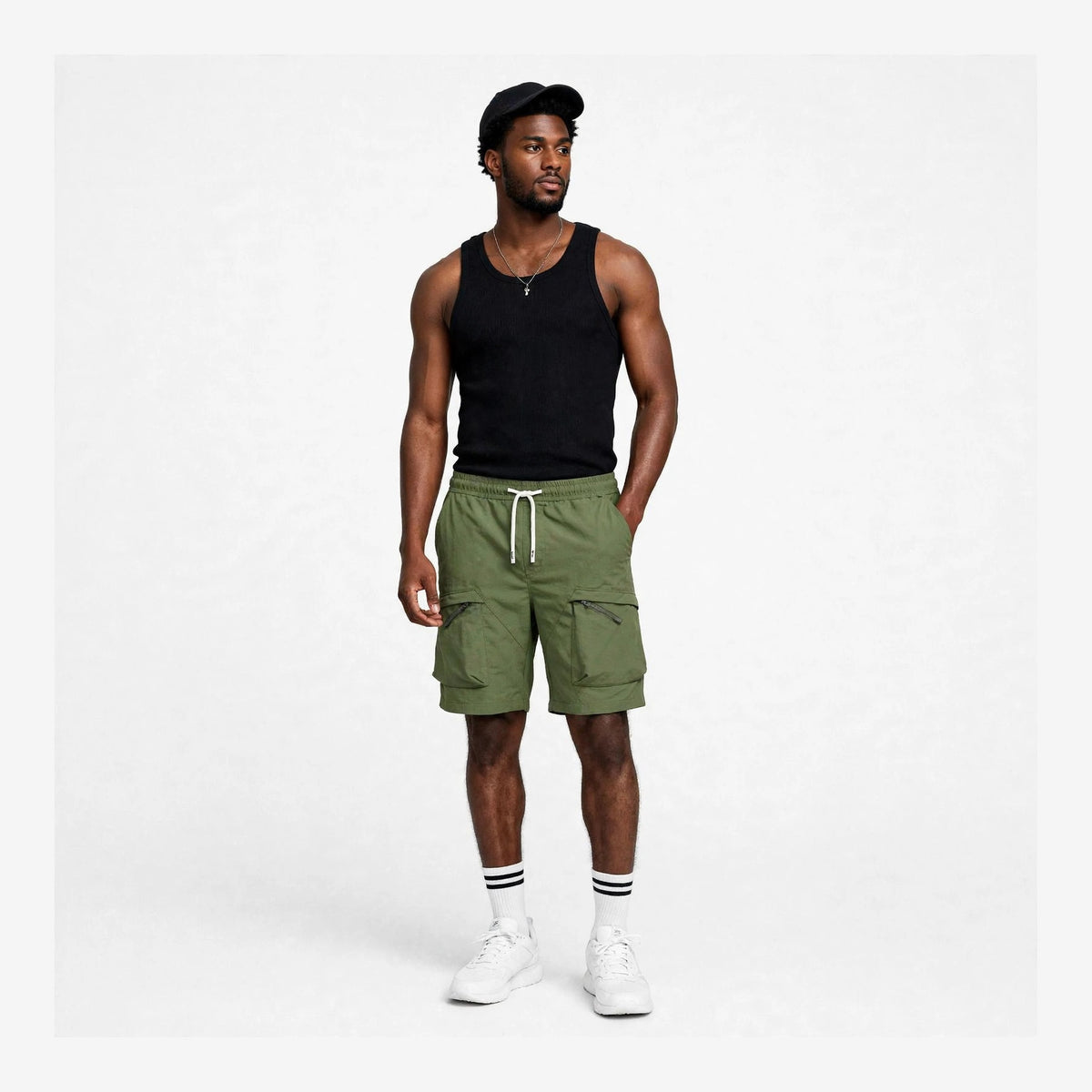 Mens stylish pocket front cargo short pants  (30% OFF)   Now. $6860