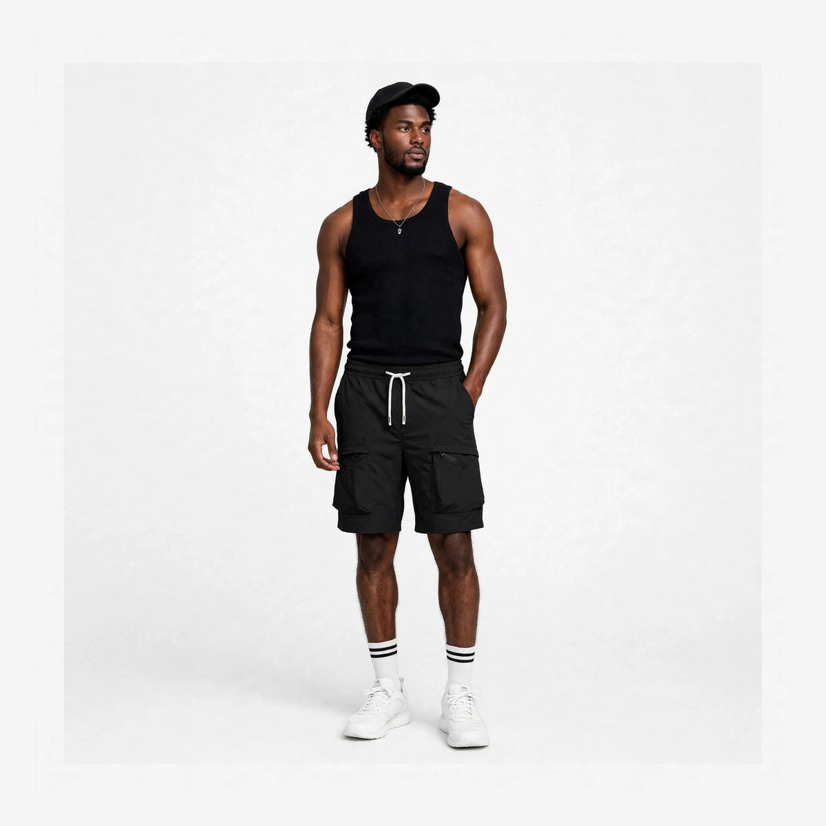 Mens stylish pocket front cargo short pants  (30% OFF)   Now. $6860