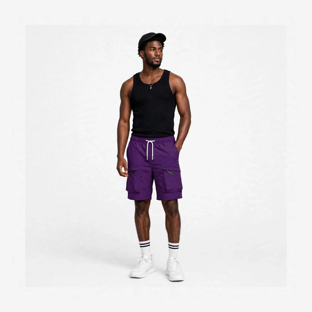 Mens stylish pocket front cargo short pants  (30% OFF)   Now. $6860