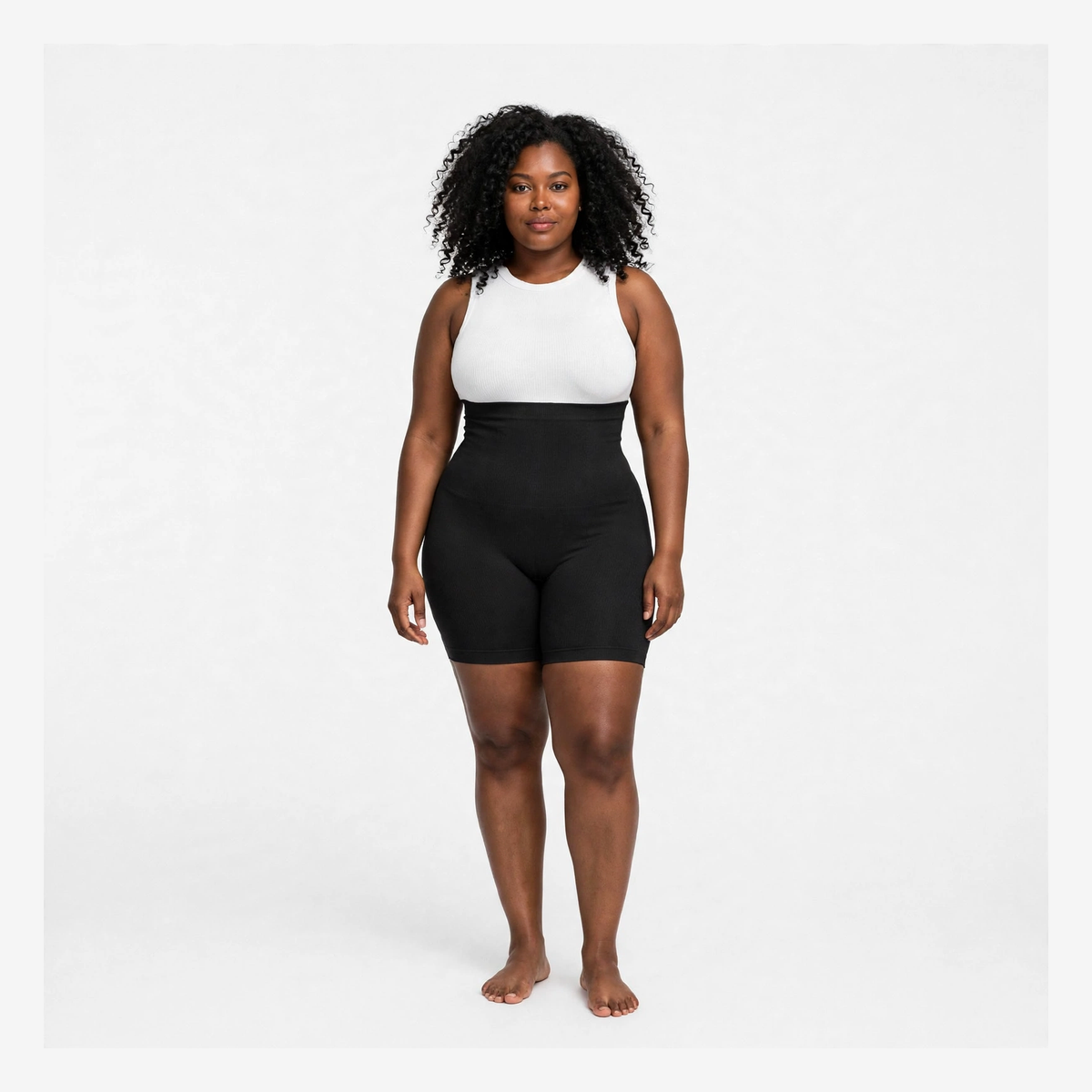 Black highwaist waist/thigh slimmer shapewear (30% OFF)   Now $7000