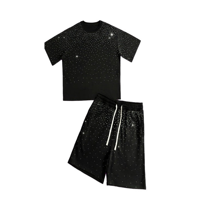 Mens matching starry printed outfit set. (30% OFF)  Now $13000