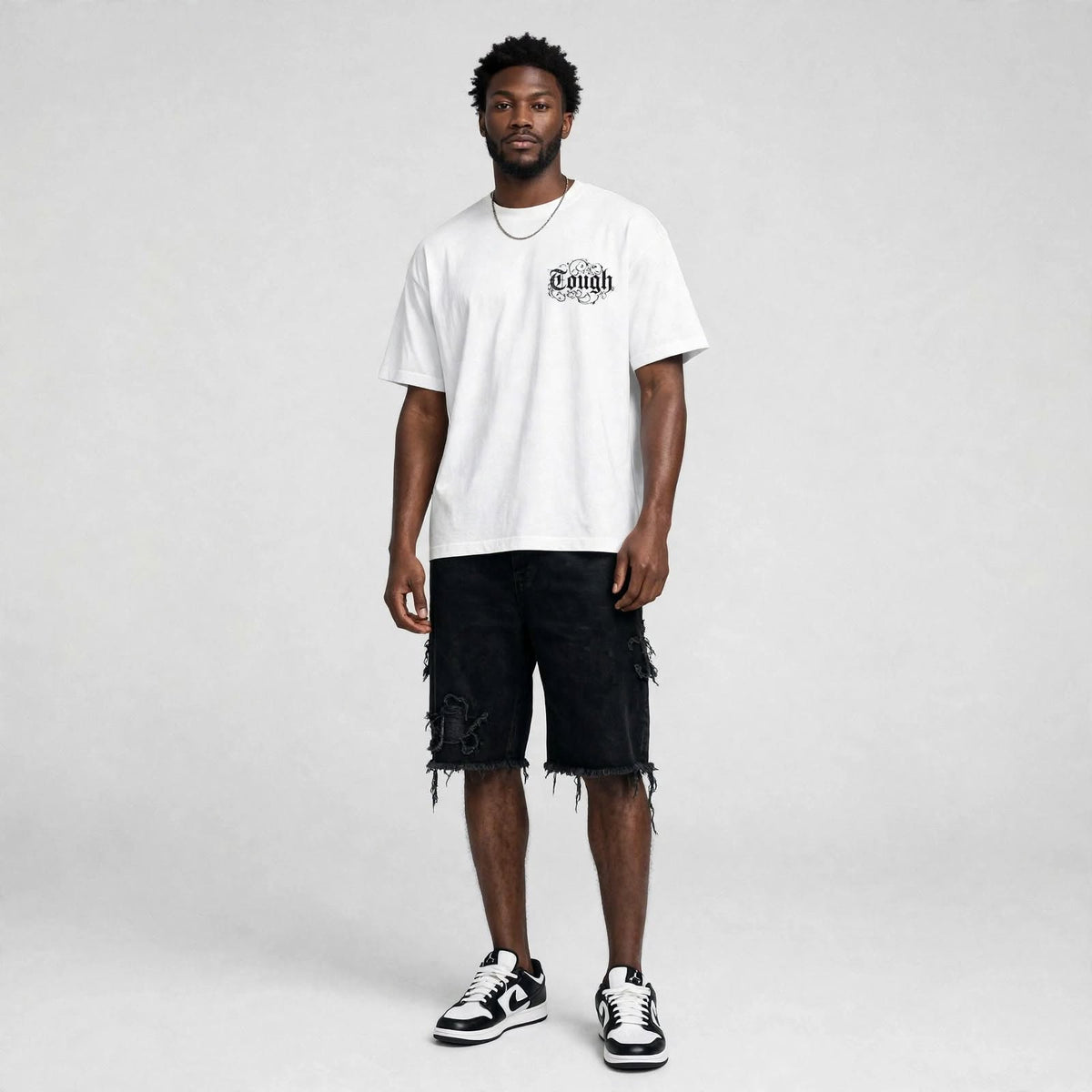 Mens american high street star ripped frayed denim shorts  (30% OFF)  Now $7000