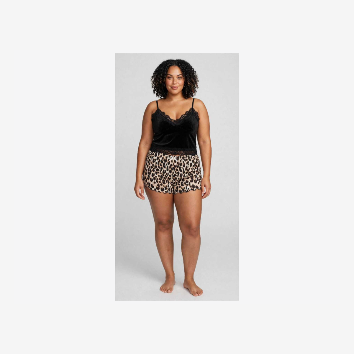 Leopard night shorts.  (30% OFF)  Now $5000