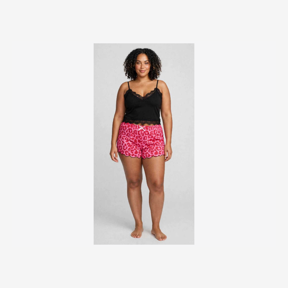 Leopard night shorts.  (30% OFF)  Now $5000