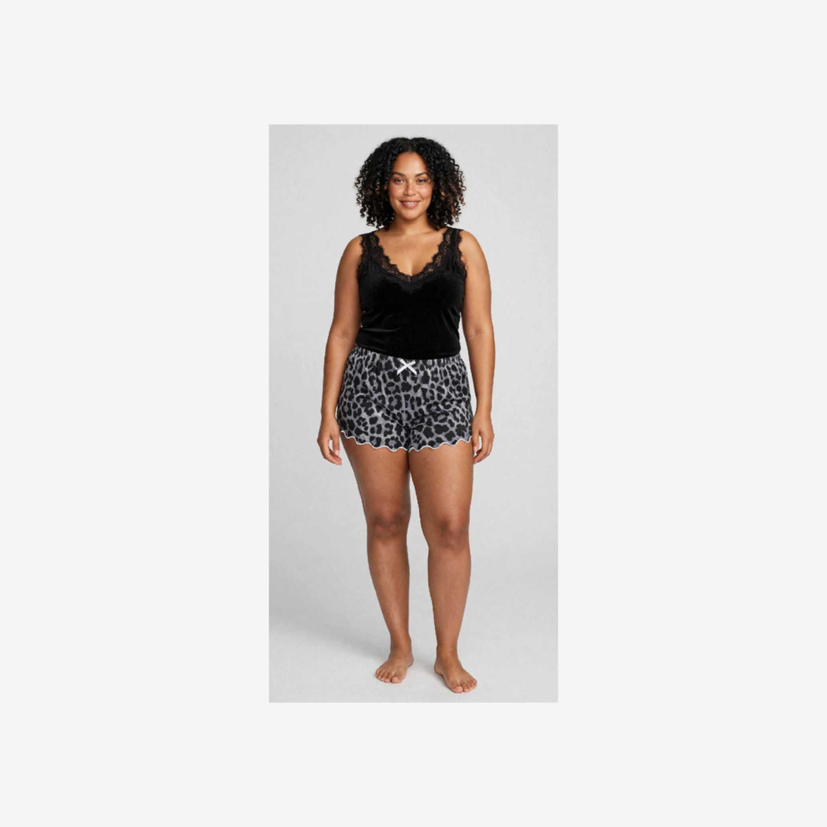 Leopard night shorts.  (30% OFF)  Now $5000